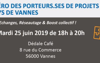 Mardi 25 juin 2019 : Apéro des porteurs.ses de projets ESS du Pays de Vannes