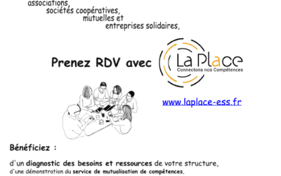 Pendant le Mois de l’ESS, prenez RDV avec La Place !