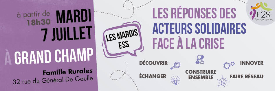 [MARDI E2S] : Les réponses des acteurs solidaires face à la crise
