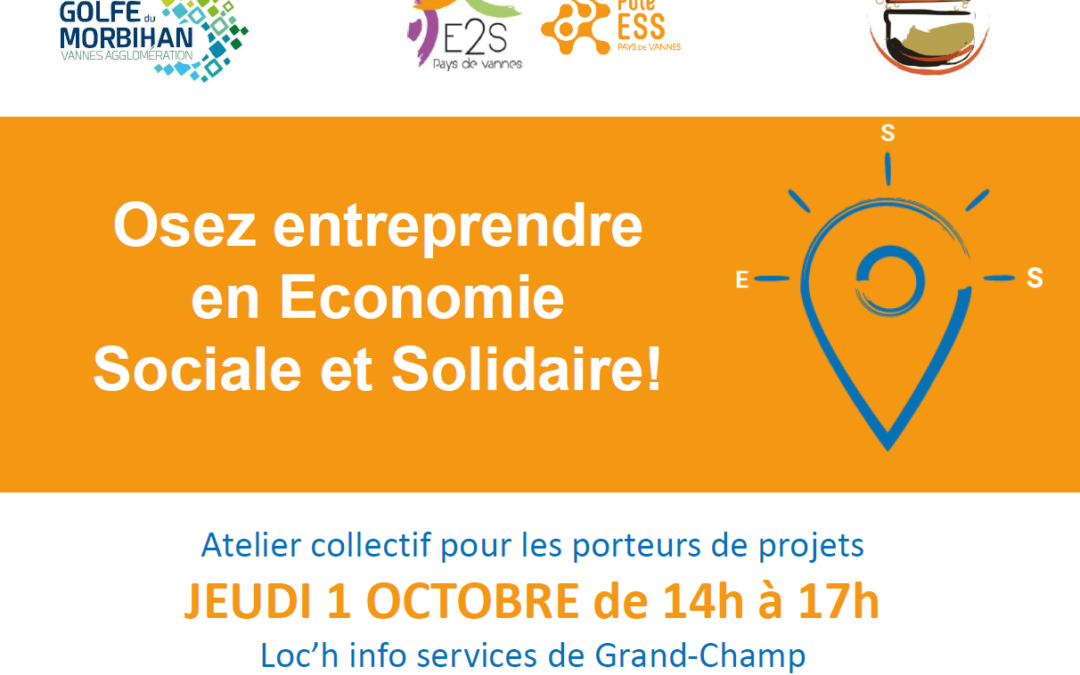 Osez entreprendre en ESS! Atelier collectif à destination des porteurs.euses de projets