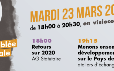 Participez à notre Assemblée Générale du 23 mars!