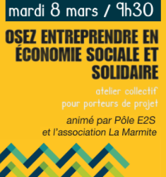 Atelier « Osez entreprendre en ESS »