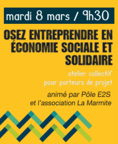 Atelier « Osez entreprendre en ESS »