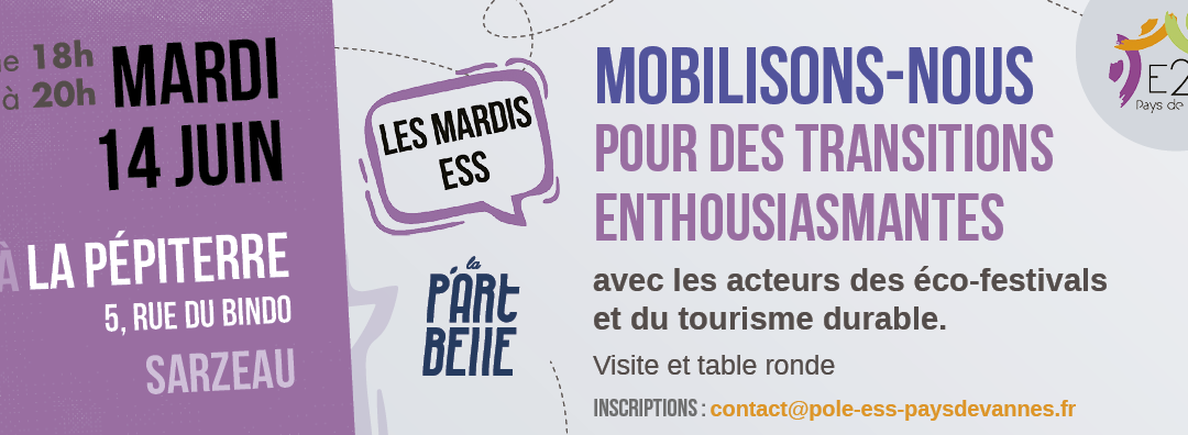 MARDI ESS:  « Mobilisons-nous pour des transitions enthousiasmantes »