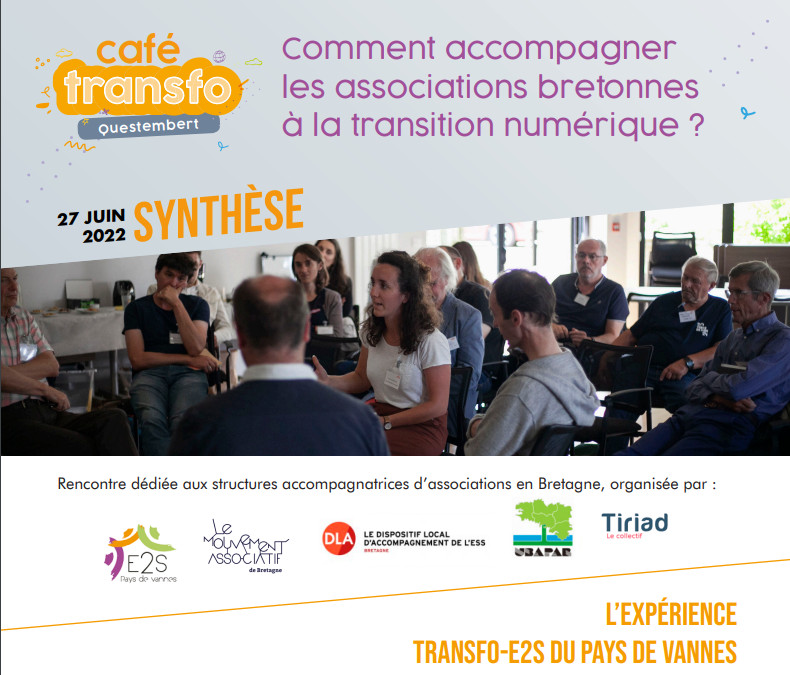 Café Transfo : Comment accompagner les associations bretonnes à la transition numérique ?