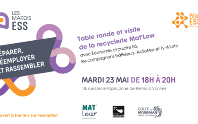 Mardi ESS « Réparer, réemployer et rassembler »- recyclerie Mat’Low