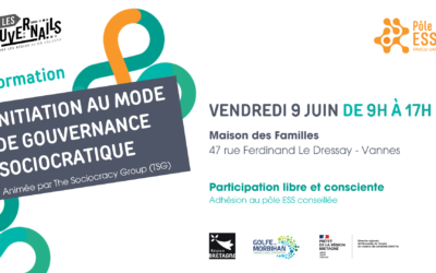 Formation : « Initiation au mode de gouvernance sociocratique » – Vendredi 9 juin de 9h à 17h