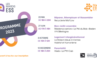 Retrouvez le programme des mardis ESS 2023