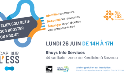 Lundi 26 juin : Atelier collectif « Cap sur l’ESS »