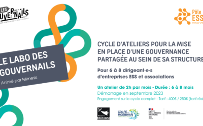 Cycle d’ateliers de co-développement sur la gouvernance partagée – à partir de septembre