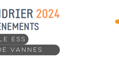 Calendrier des événements 2024 du pôle ESS Pays de Vannes