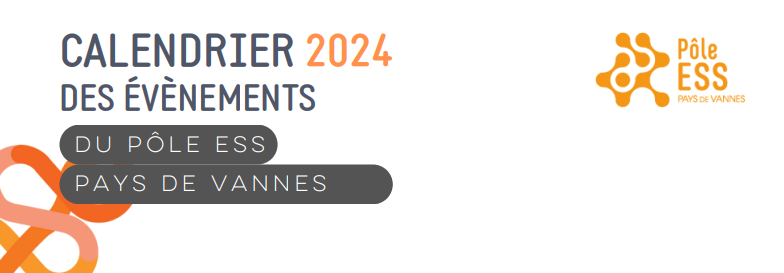 Calendrier des événements 2024 du pôle ESS Pays de Vannes