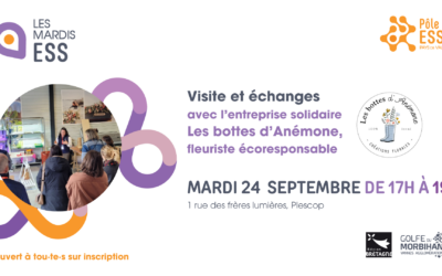 MARDI ESS- Visite de l’entreprise solidaire Les bottes d’Anémones- 24 septembre