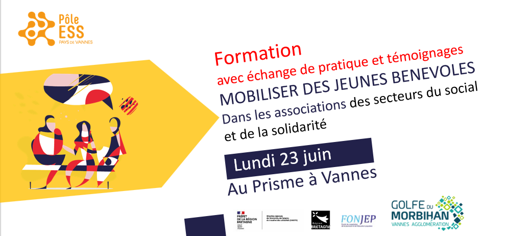 Formation Mobiliser des jeunes bénévoles dans les associations des secteurs du social et de la solidarité
