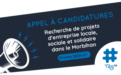 Appel à projets incubateur TAg56 : promotion 2026-2027 !