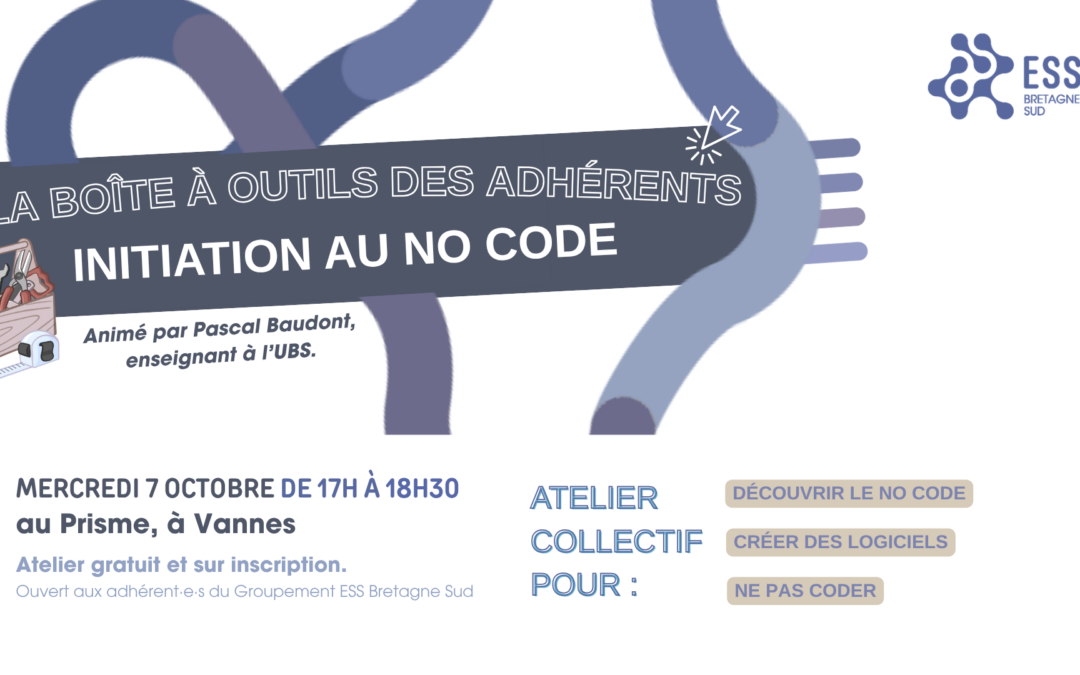 La boîte à outils des adhérents : Initiation au NoCode